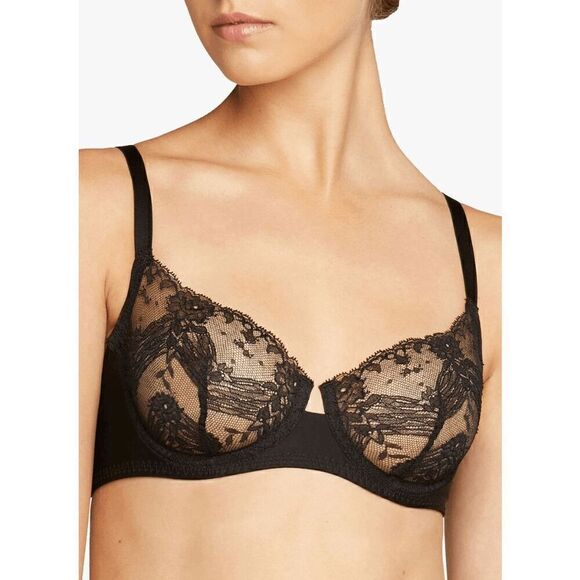 NWT Wolford Venus Lace Bra 36B Black - Picture 4 of 16